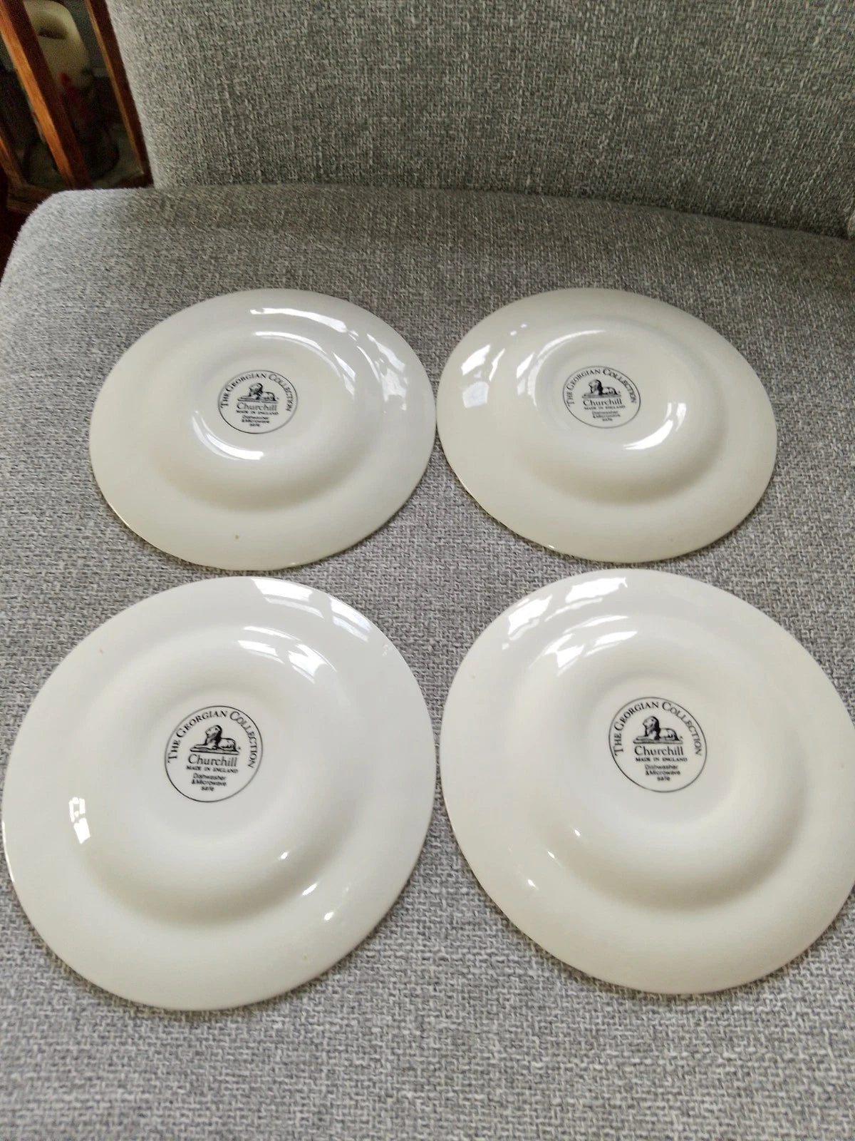 Churchill Georgian Collection Salad / Luncheon Plate x 4 - 20cm - Vintage