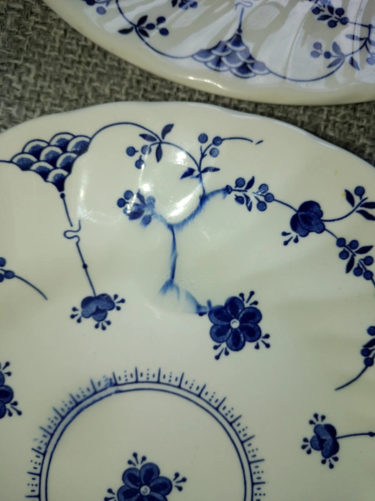 Churchill Georgian Collection Salad / Luncheon Plate x 4 - 20cm - Vintage