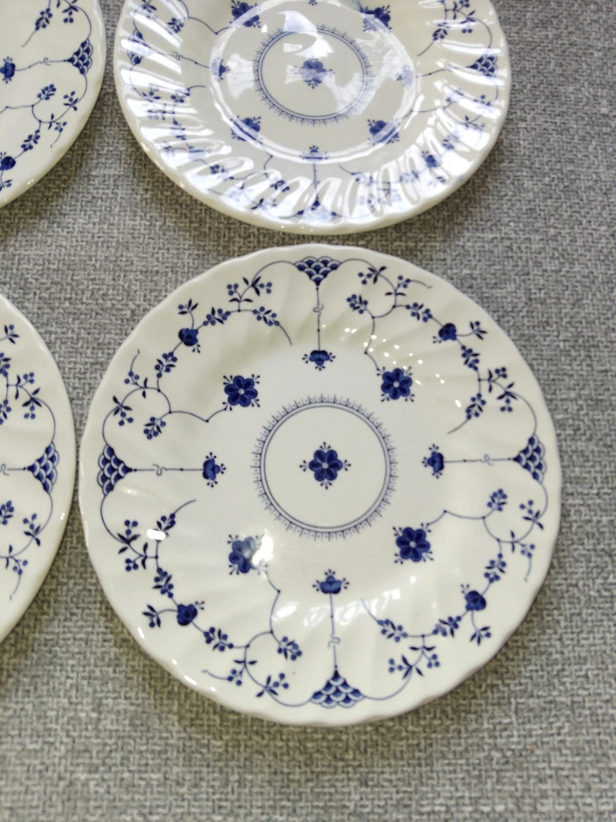 Churchill Georgian Collection Salad / Luncheon Plate x 4 - 20cm - Vintage