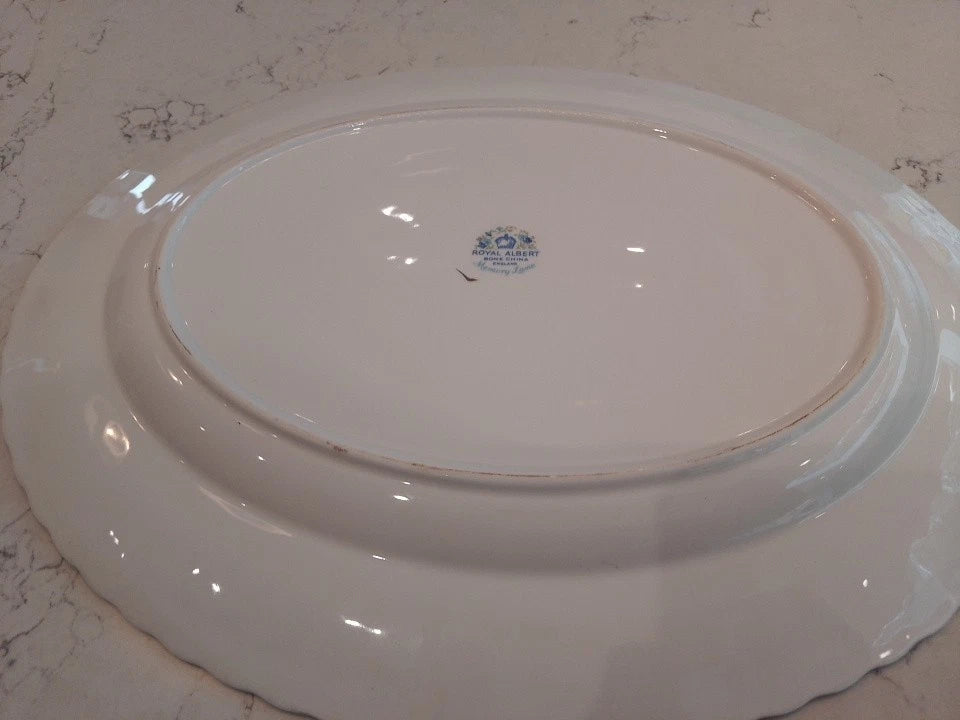 Royal Albert Memory Lane large Oval Serving Platter 13"x10¾"