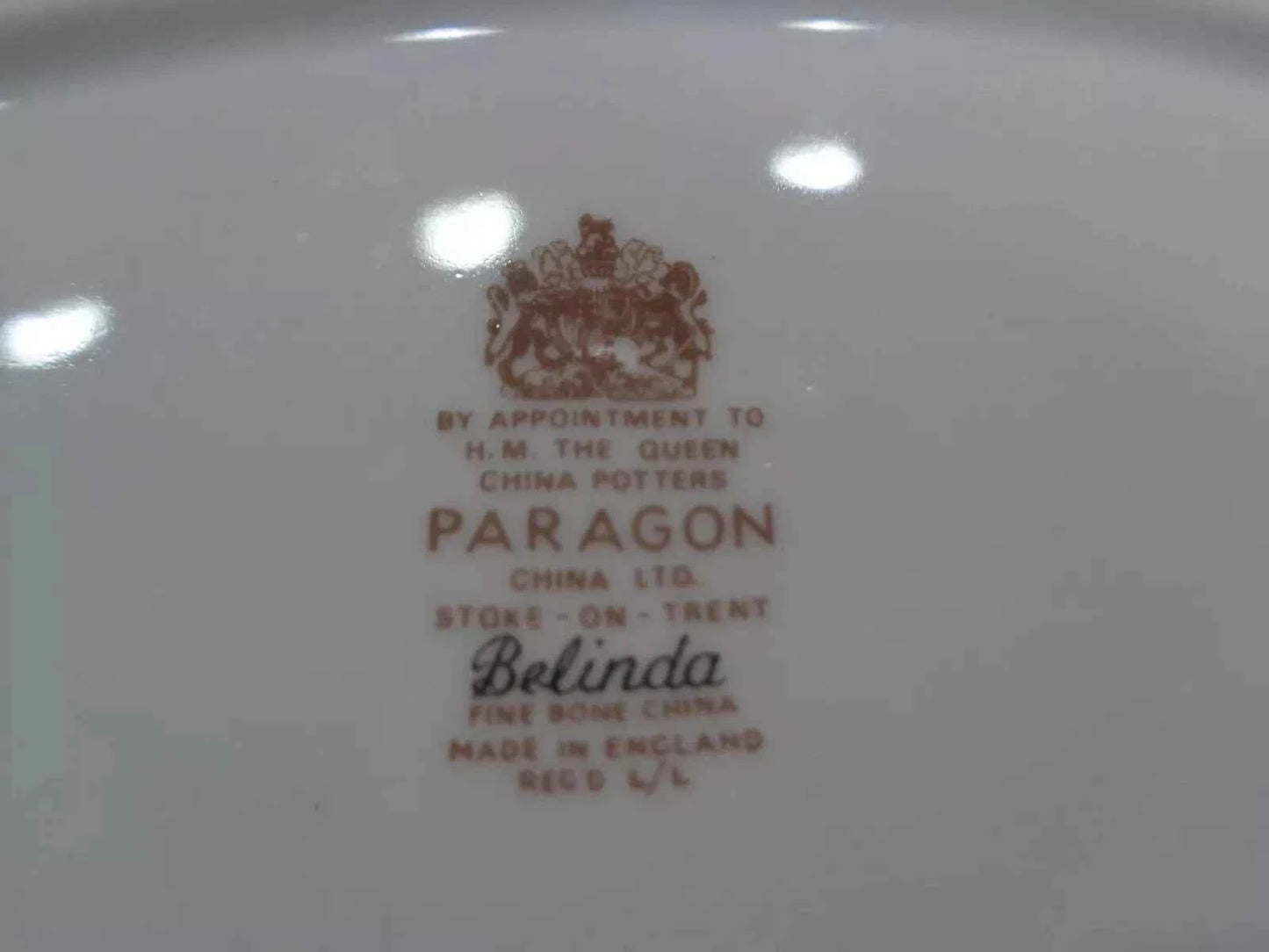 Paragon Belinda Gravy Boat and Under plate / Saucer - Helsby Vintage
