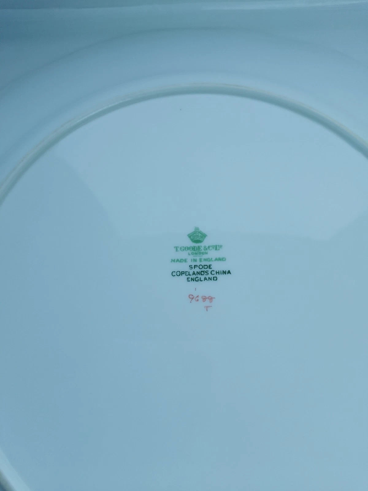Spode Copeland Chancellor Cobalt 10.75" Dinner Plate Gold T Goode & Co 9688