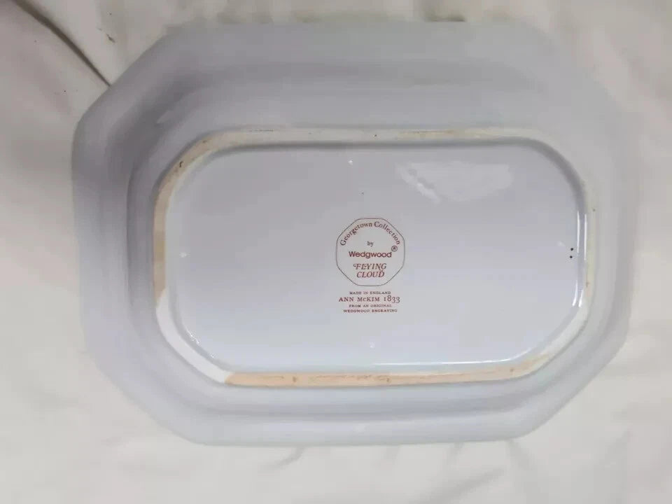 Wedgwood Flying Cloud Serving Dish Bowl 9.75" McKIM 1833 Georgetown Trade Winds