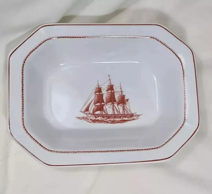 Wedgwood Flying Cloud Serving Dish Bowl 9.75" McKIM 1833 Georgetown Trade Winds