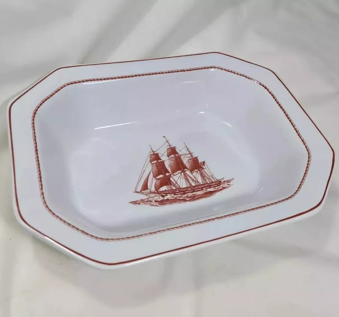 Wedgwood Flying Cloud Serving Dish Bowl 9.75" McKIM 1833 Georgetown Trade Winds