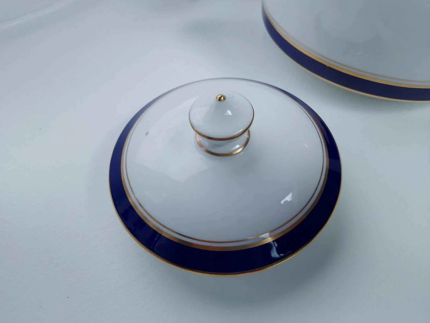 Royal Worcester Howard Cobalt Blue Teapot Excellent Unused Condition