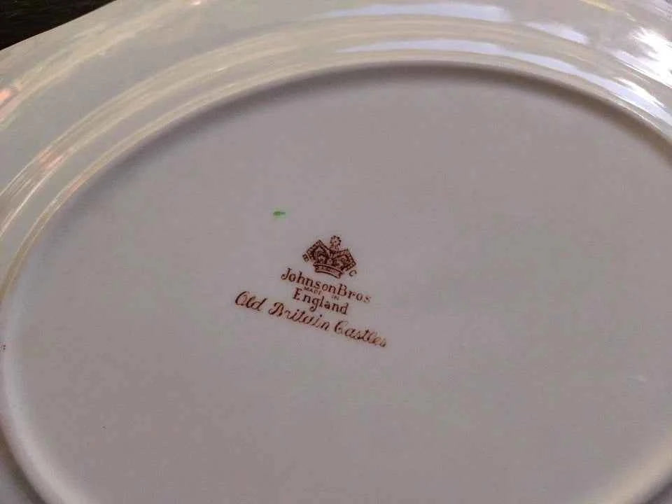 JOHNSON BROS Brothers OLD BRITAIN Castles Oval Serving Plate 12" Cambridge 1792