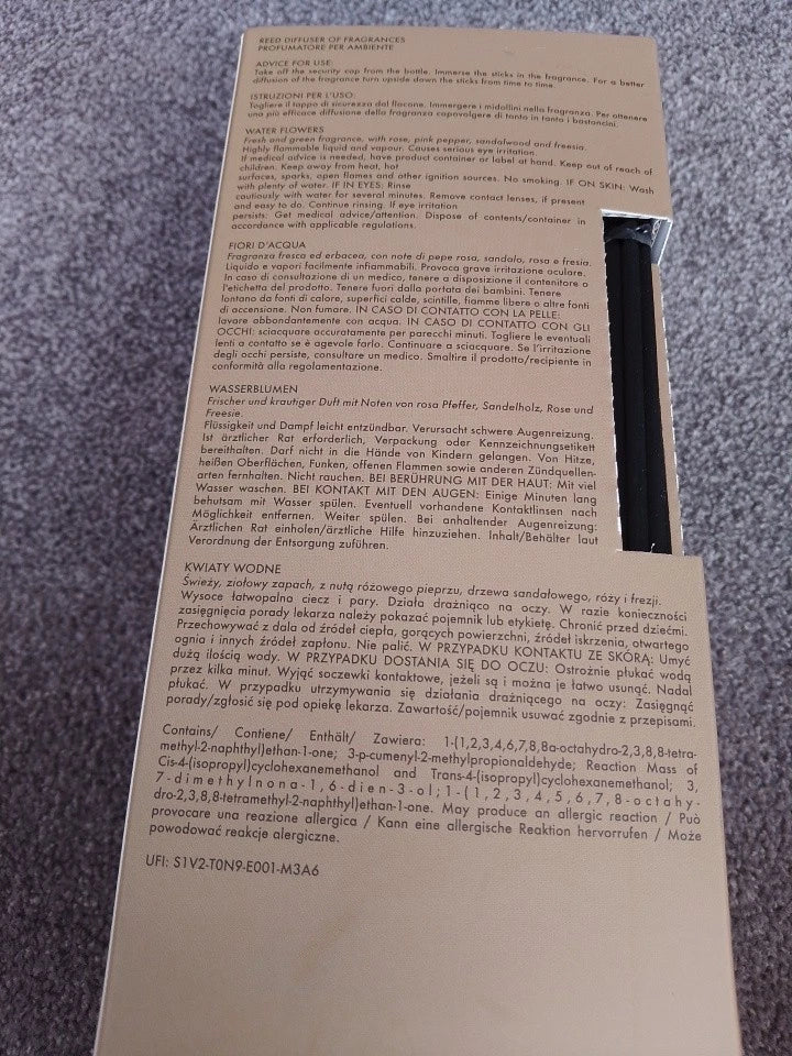 NEW Crespi Milano Platinum Collection No.4 Water Flowers Reed Diffuser 250ml