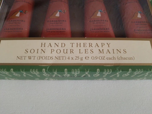NEW Crabtree & Evelyn Gardeners Hand Therapy Gift Set 4x 25g Ideal Gift