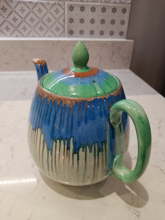 Shelley Harmony Drip Ware Rare Teapot Excellent Condition - Helsby Vintage