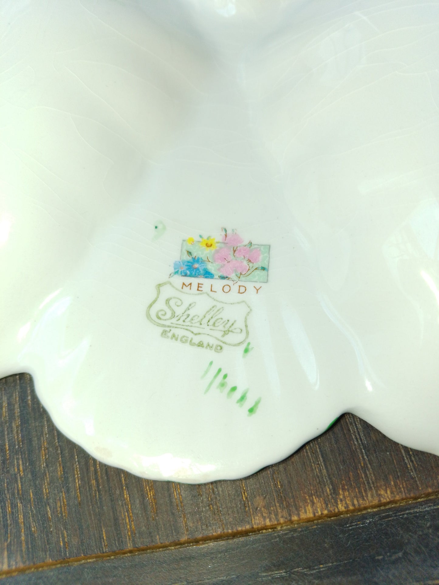 Shelley Melody Chintz Floral Three Section Dish Rare - Helsby Vintage