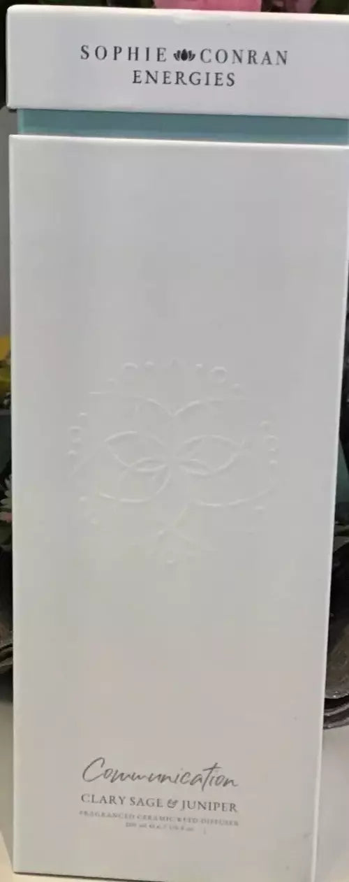 NEW Sophie Conran Reed Diffuser Energies 200ml Communication Clary Sage Juniper - Helsby Vintage