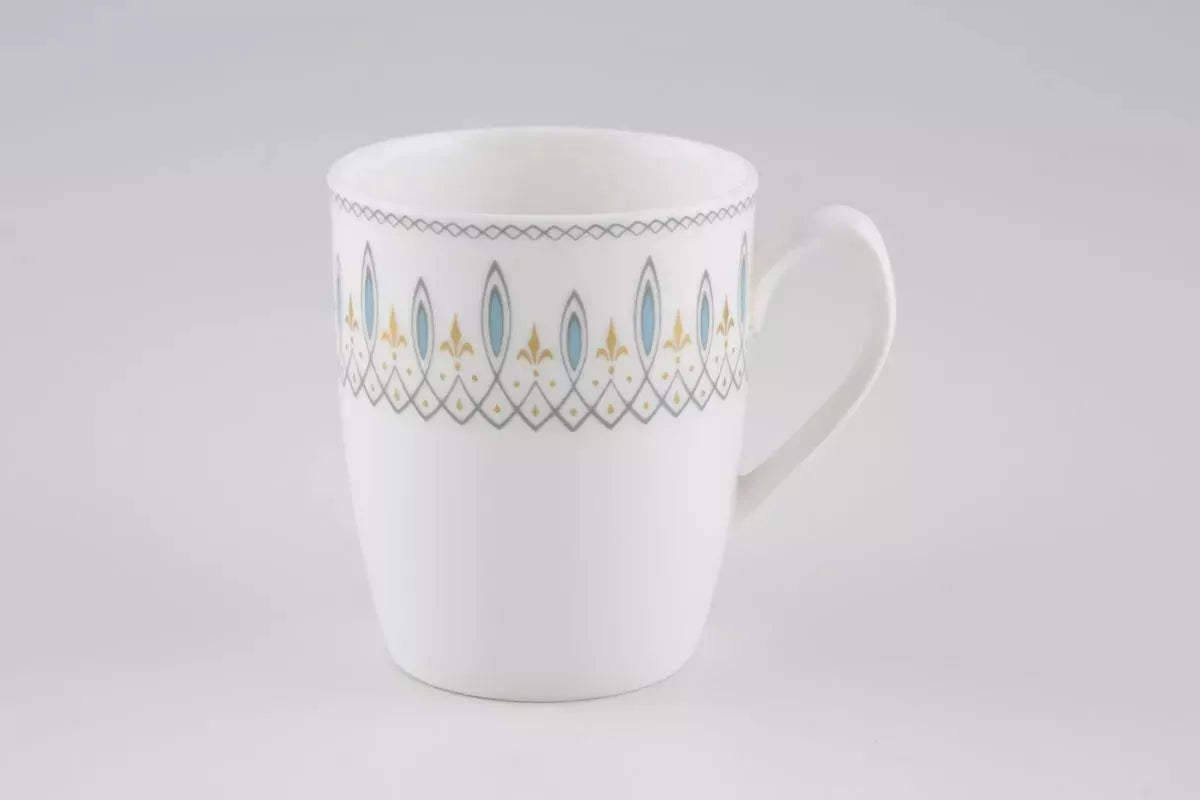 Spode Brussels Set Of 4 Coffee Cups And Saucers Rare - Helsby Vintage
