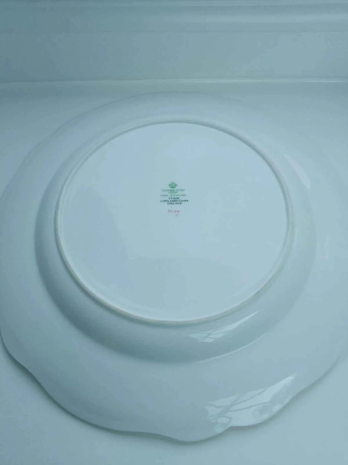 Spode Copeland Chancellor Cobalt 10.75" Dinner Plate Gold T Goode And Co 9688 - Helsby Vintage