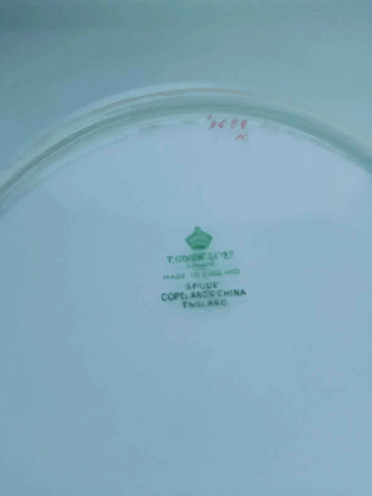 Spode Copeland Chancellor Cobalt 52 Pieces 9866 Retailer T Goode And CO London - Helsby Vintage