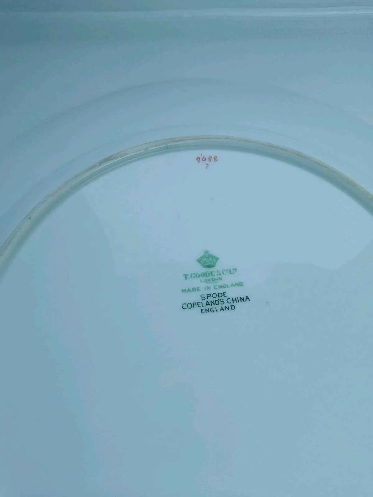 Spode Copeland Chancellor Cobalt 52 Pieces 9866 Retailer T Goode And CO London - Helsby Vintage