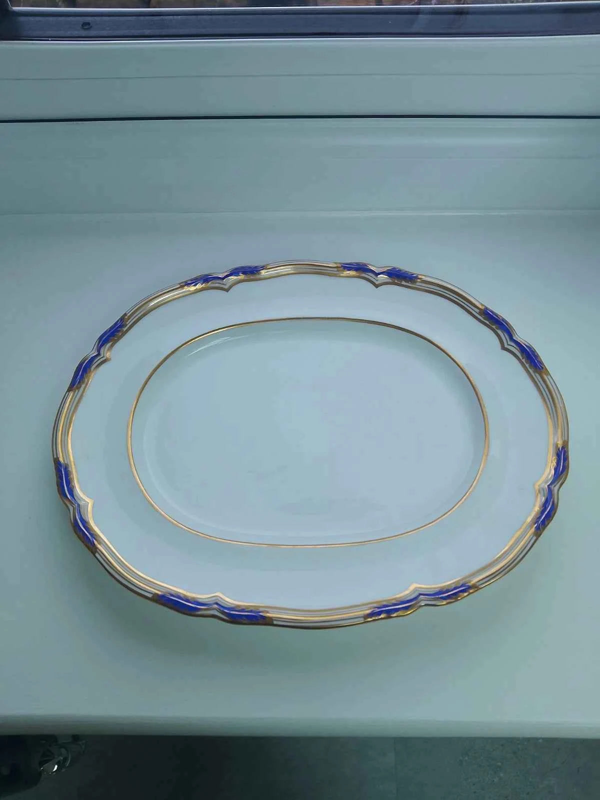 Spode Copeland Chancellor Cobalt 52 Pieces 9866 Retailer T Goode And CO London - Helsby Vintage