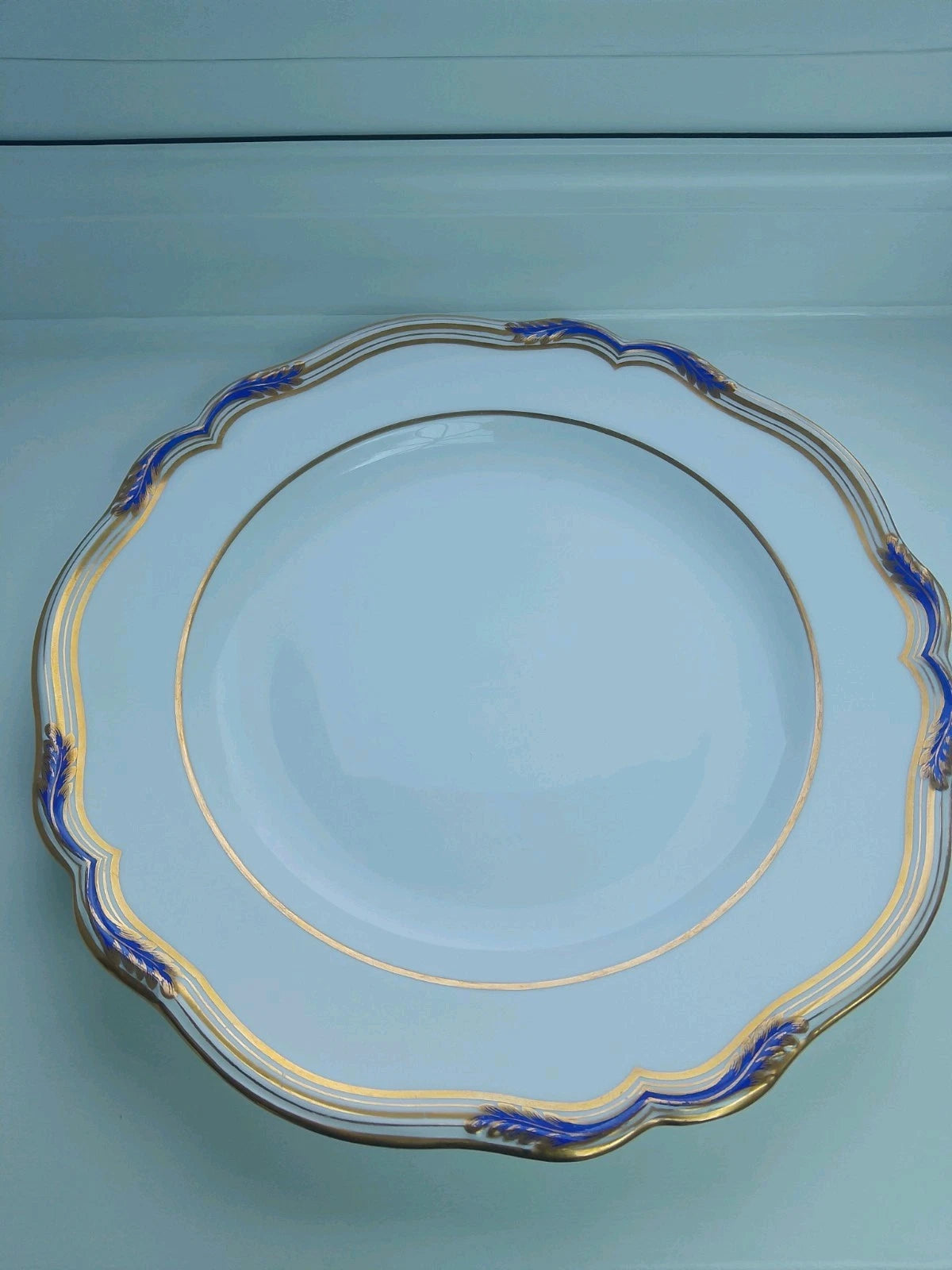 Spode Copeland Chancellor Cobalt 52 Pieces 9866 Retailer T Goode And CO London - Helsby Vintage