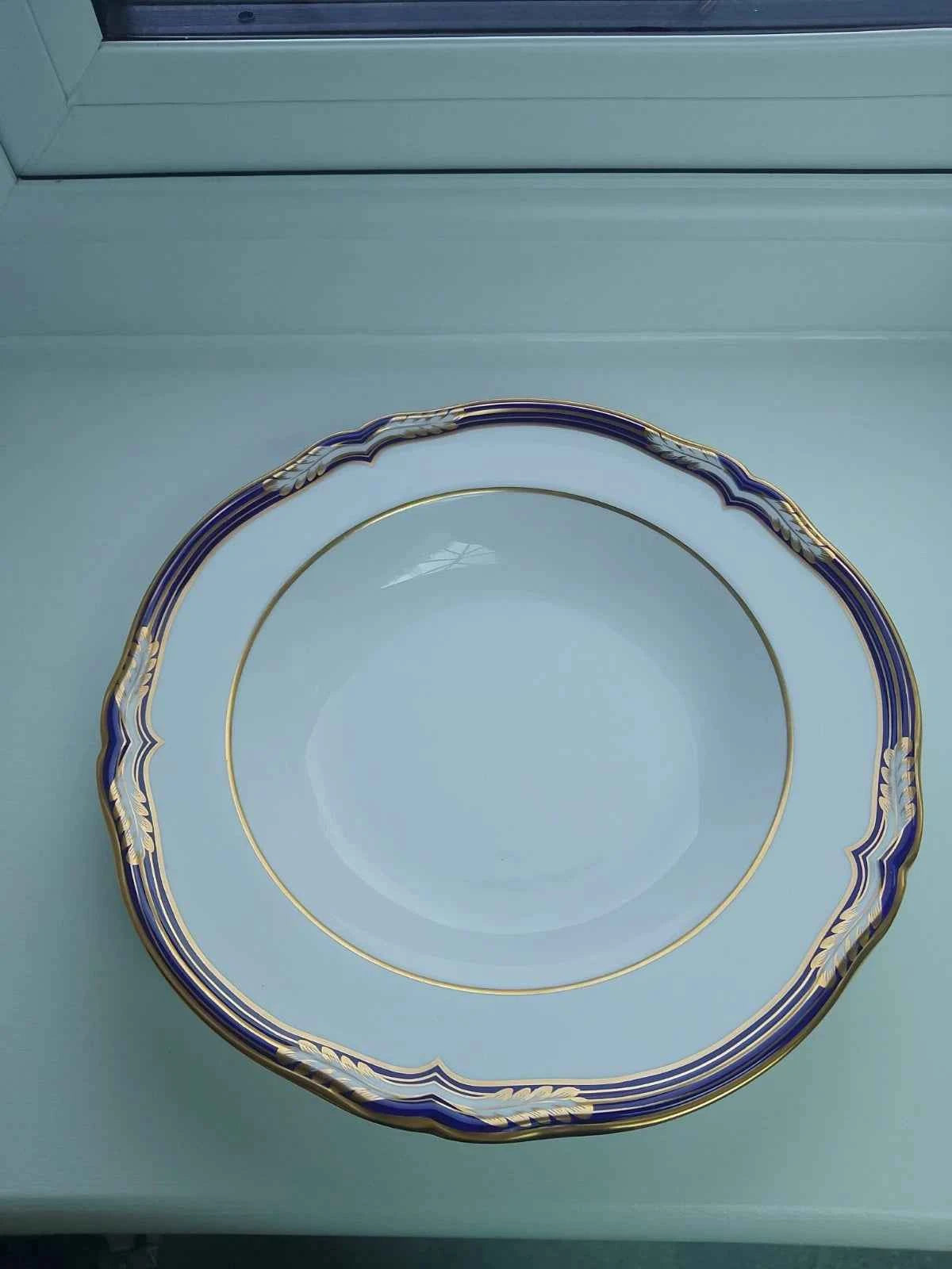 Spode Copeland Chancellor Cobalt 52 Pieces 9866 Retailer T Goode And CO London - Helsby Vintage