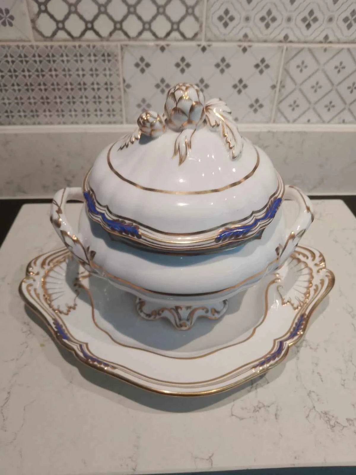 Spode Copeland Chancellor Tureen with Underplate - Helsby Vintage