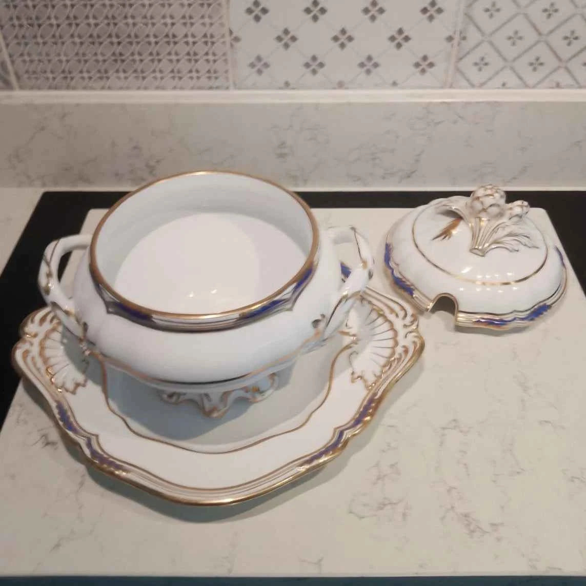 Spode Copeland Chancellor Tureen with Underplate - Helsby Vintage