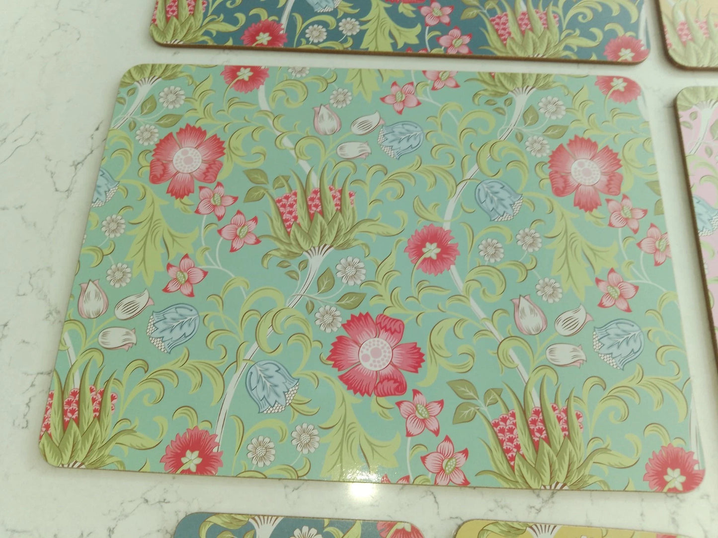 NEW William Morris Standen Set Of 4 Placemats And 4 Coasters - Helsby Vintage