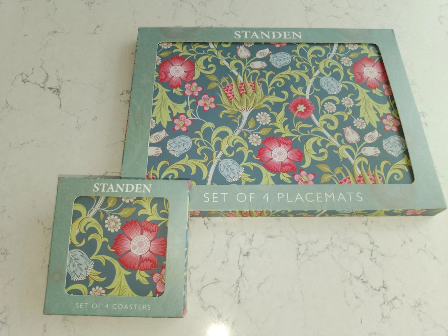NEW William Morris Standen Set Of 4 Placemats And 4 Coasters - Helsby Vintage