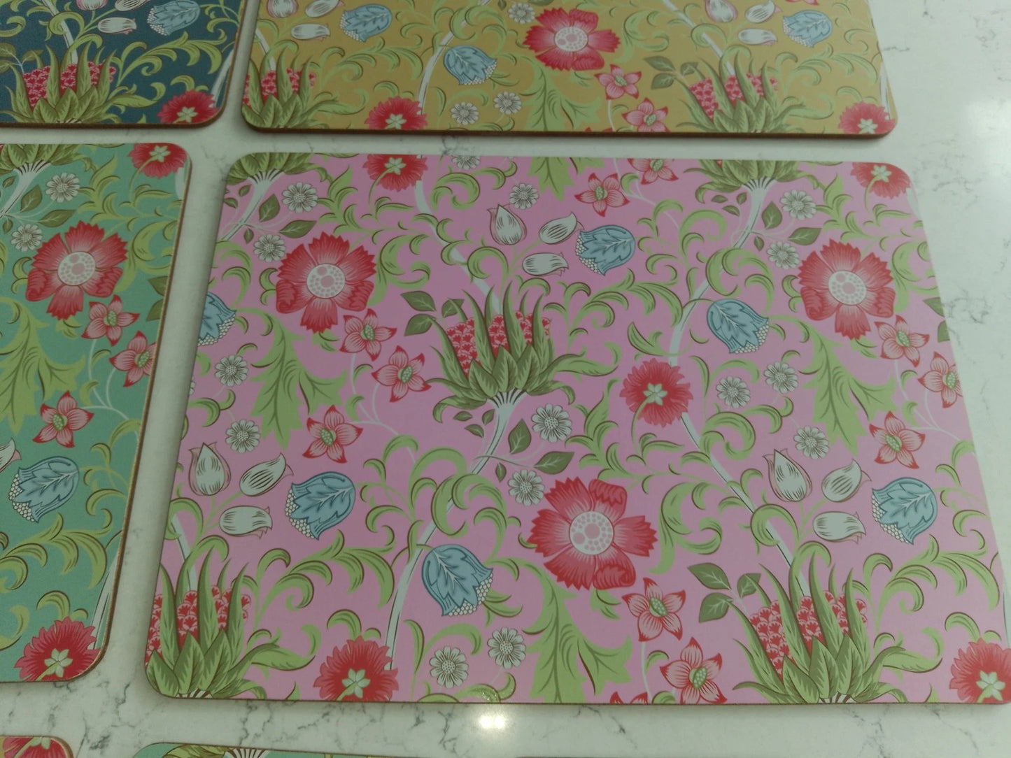 NEW William Morris Standen Set Of 4 Placemats And 4 Coasters - Helsby Vintage