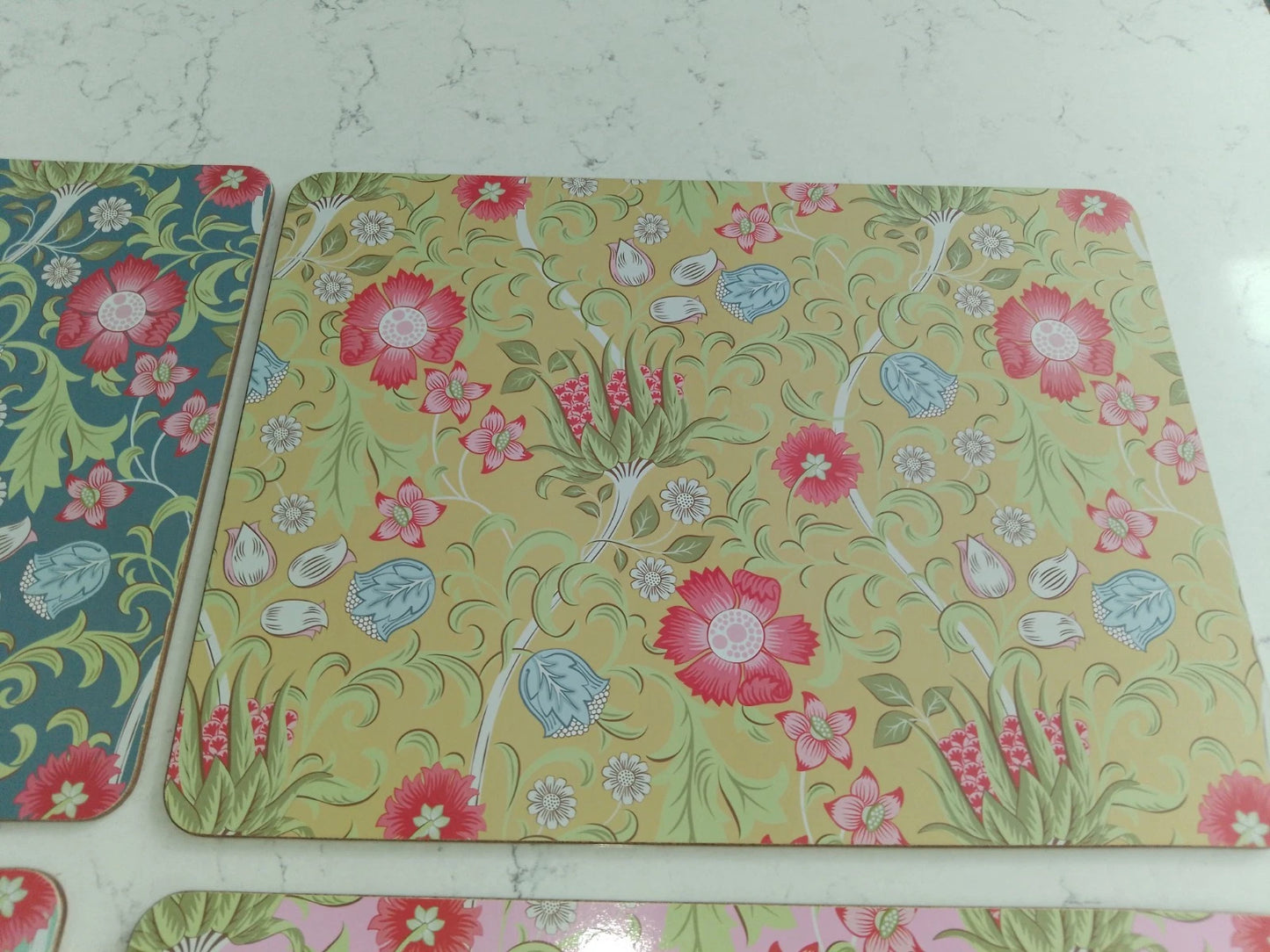 NEW William Morris Standen Set Of 4 Placemats And 4 Coasters - Helsby Vintage