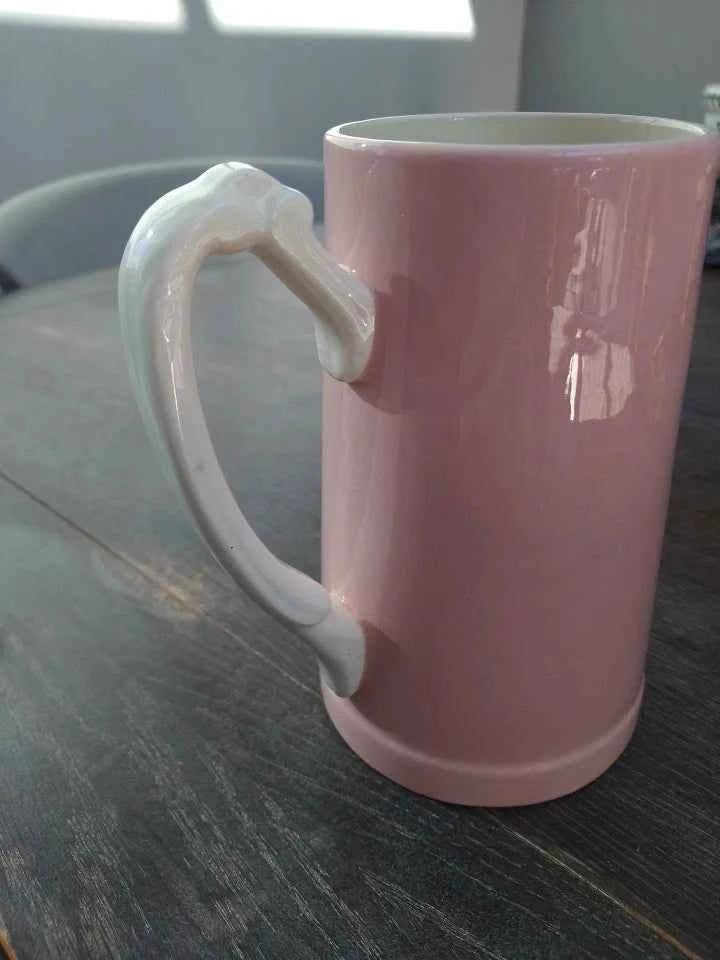 Vintage T.G Green And Co Worthington Brewery Ceramic Tankard Mr Pickwick Pink - Helsby Vintage