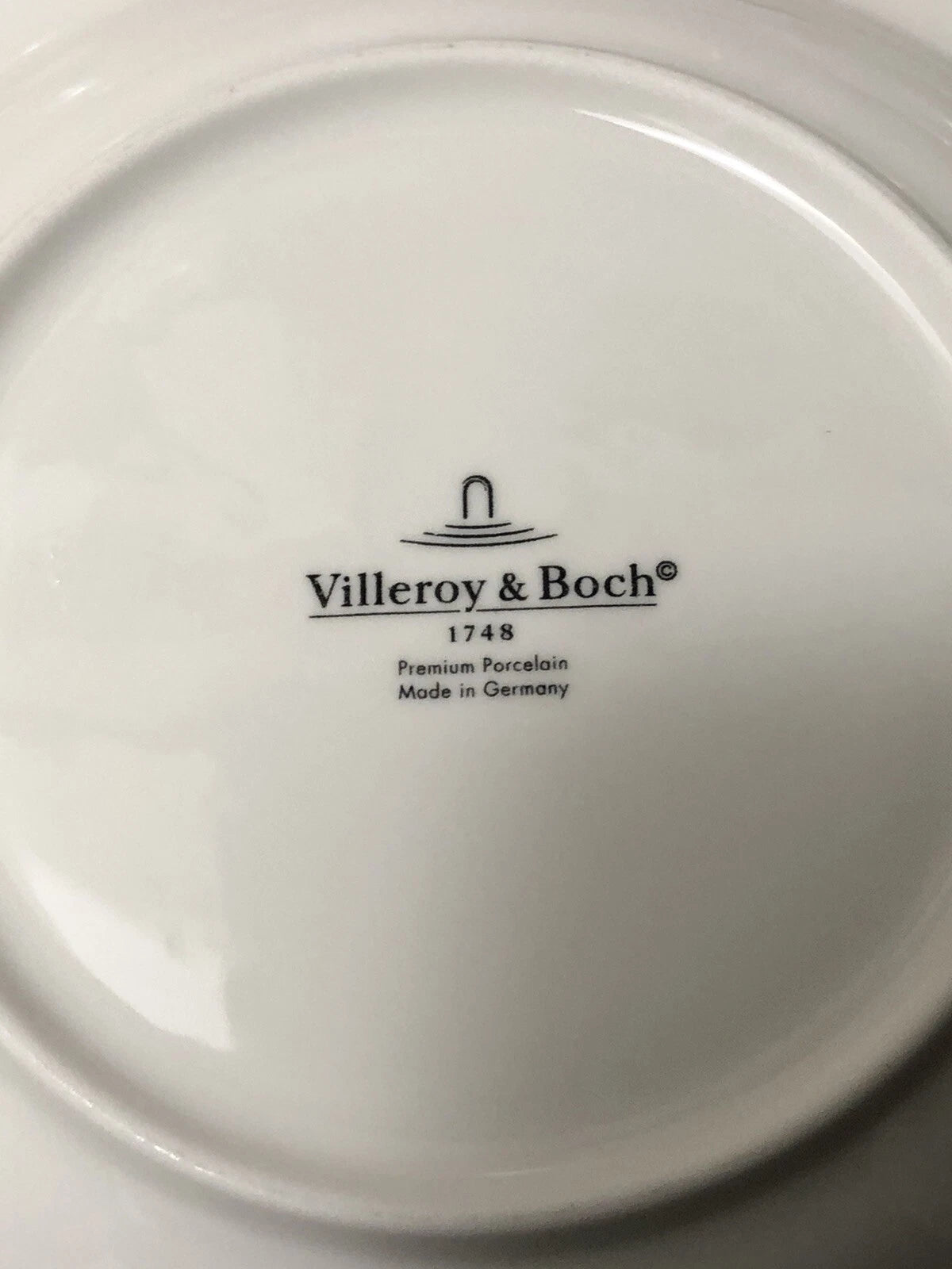 NEW Villeroy & Boch Cellini Set Of 4 Rimmed Soup Bowls 9.5 Inch 24cm Ivory - Helsby Vintage
