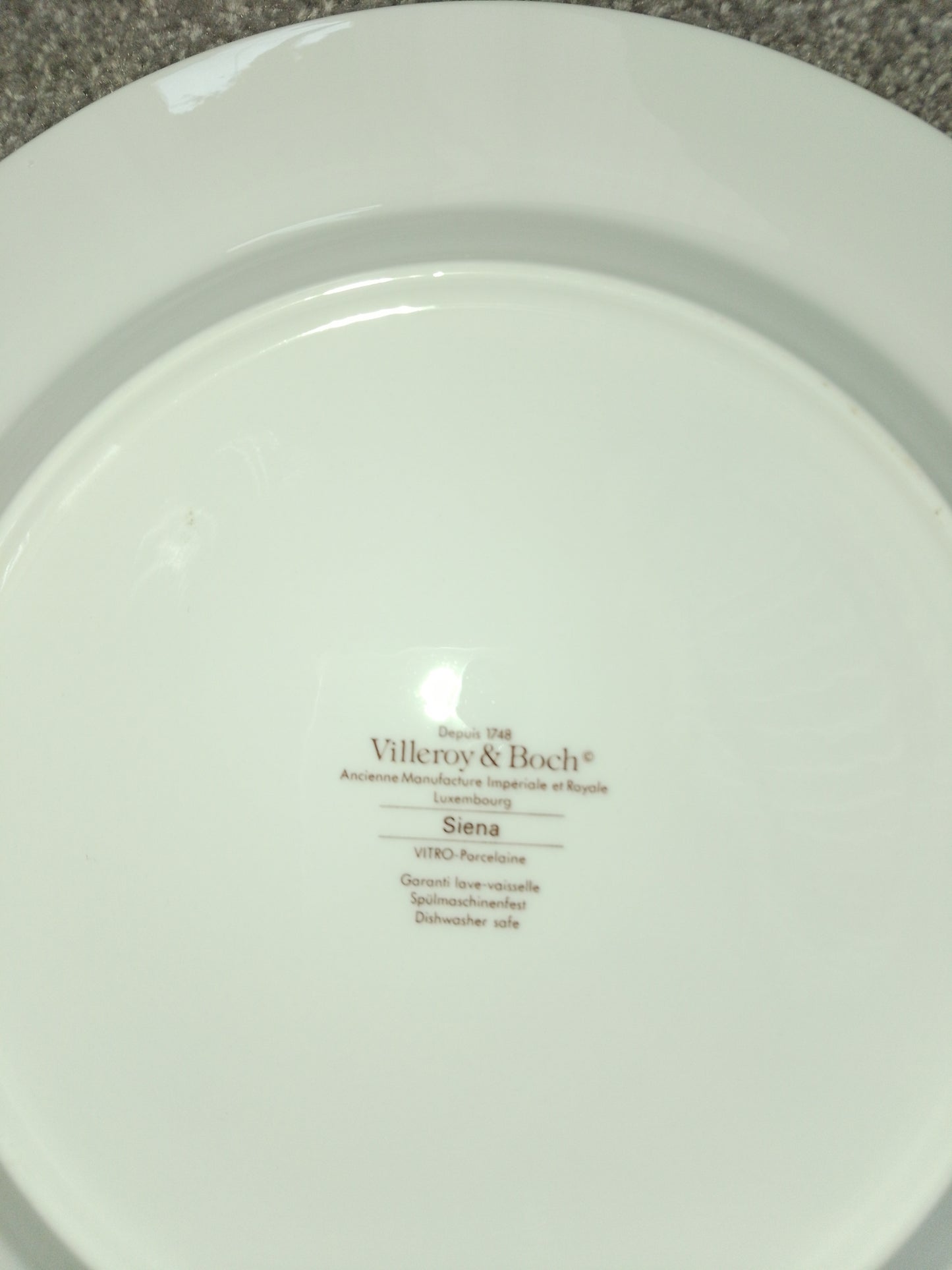 Villeroy And Boch Siena Set Of Four Large Dinner Plates 10.5" - Helsby Vintage