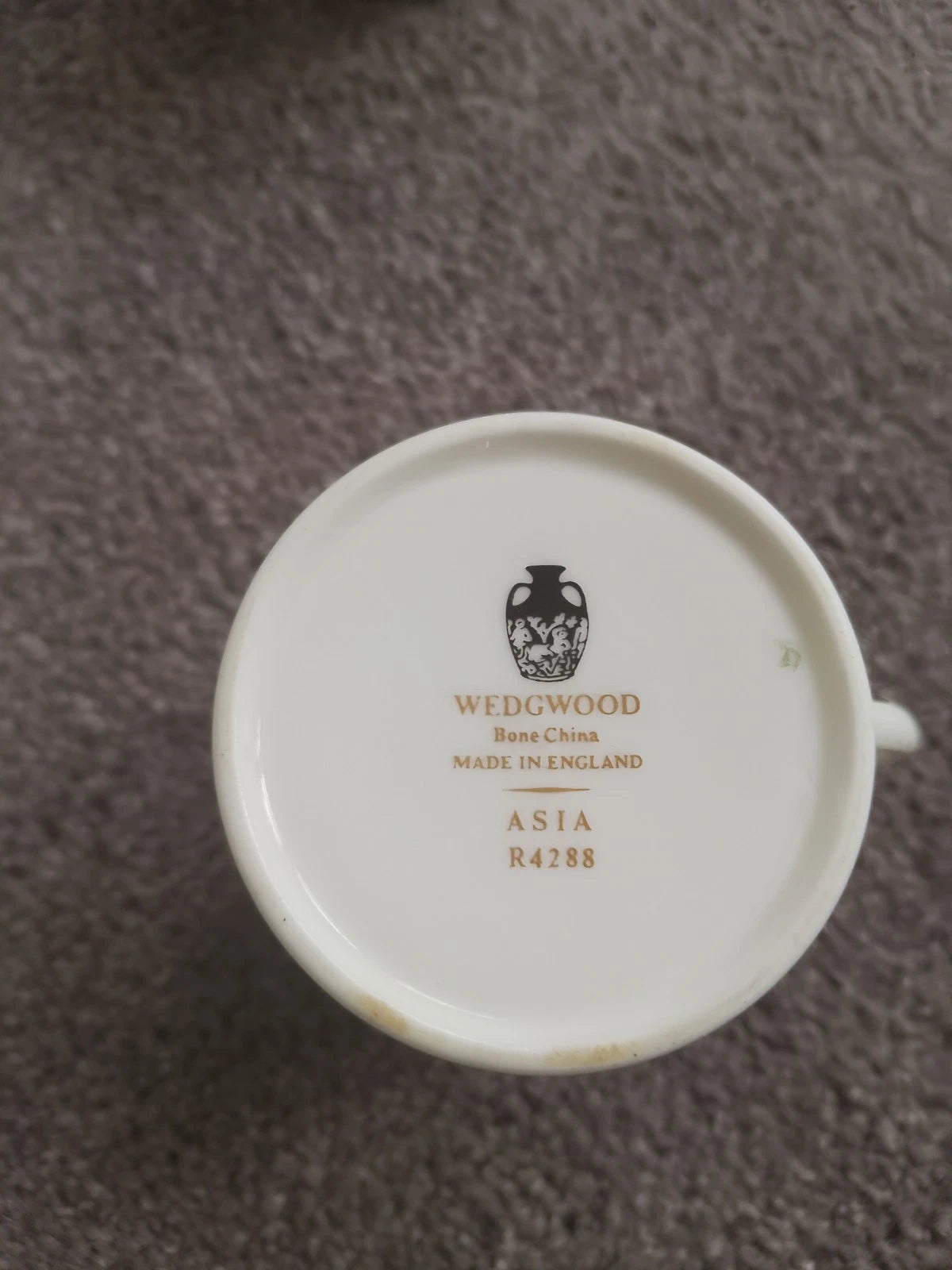 Wedgwood Asia Black Coffee Service Set White Bone China R4288 For 6 - Helsby Vintage