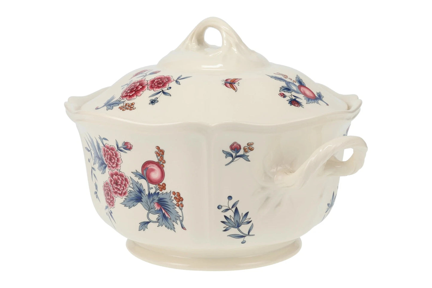 Wedgwood Williamsburg Potpourri Tureen Vegetable Serving Dish with Lid - Helsby Vintage