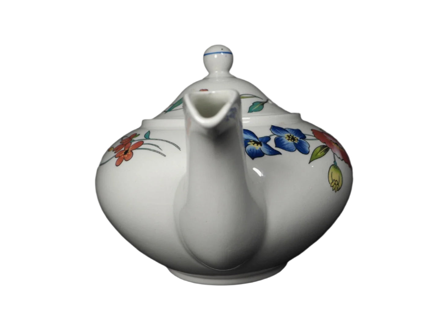 Woods And Sons Alpine Meadow Teapot Floral Vintage Style - Helsby Vintage