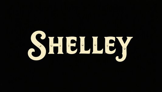 Shelley logo on black background representing selling antique Shelley china to collector