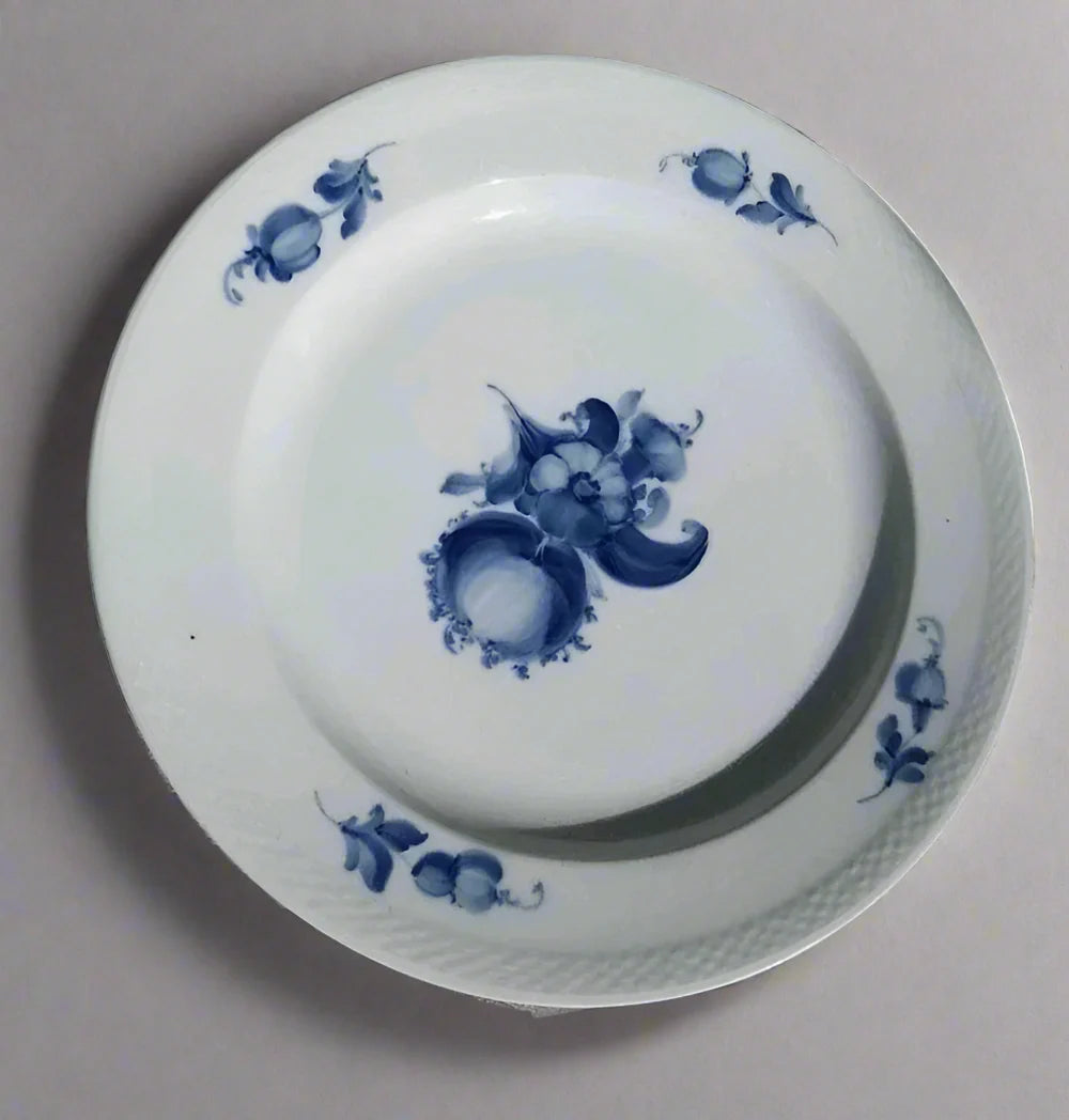 Vintage Royal Copenhagen Blue Flowers porcelain with classic blue floral design in excellent condition
