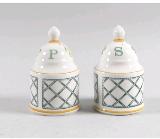 Villeroy & Boch Basket pattern Salt and Pepper Shakers