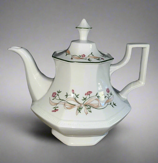 Johnson Brothers ETERNAL BEAU Design Retro 2 Pint Lidded Tea Pot Teapot