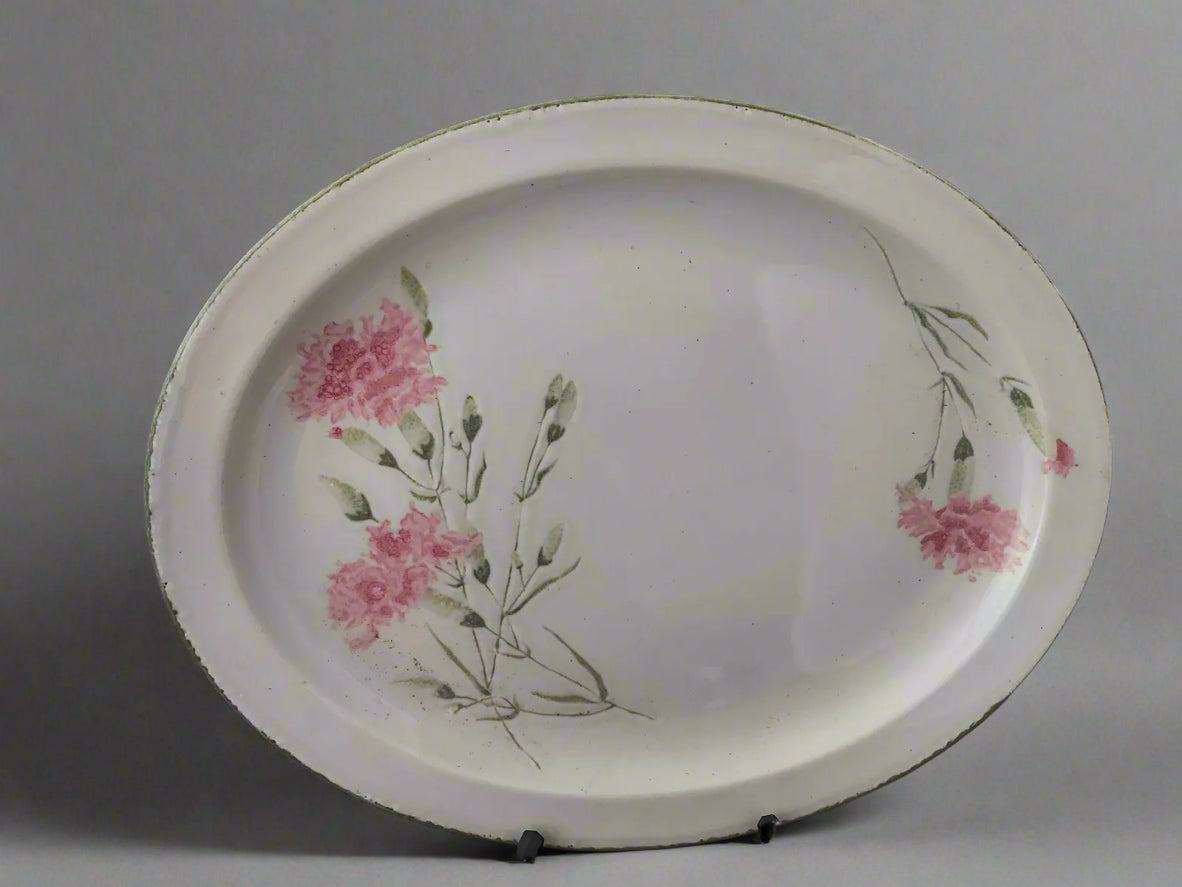 Midwinter Stonehenge Invitation Carnation 13 1/2" Platter Oven to Tableware RARE