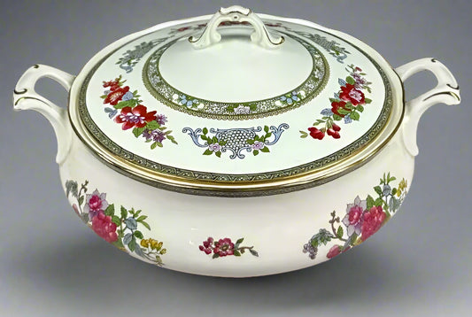 Paragon Tree of Kashmir Tureen Lidded Handled Vegetable Serving Dish Rare
