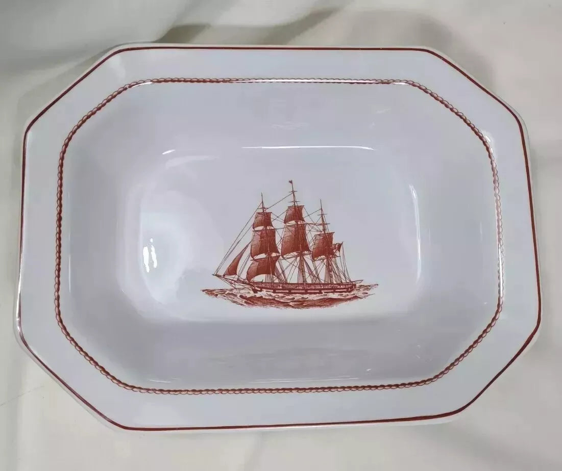 Wedgwood Flying Cloud Serving Dish Bowl 9.75" McKIM 1833 Georgetown Trade Winds