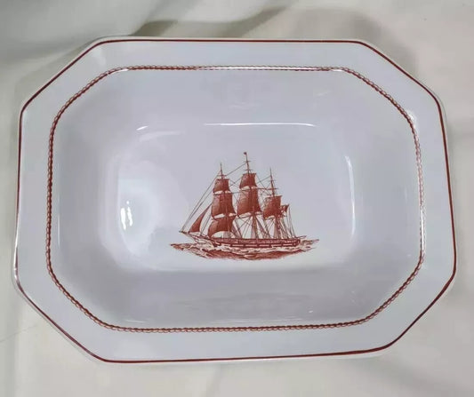 Wedgwood Flying Cloud Serving Dish Bowl 9.75" McKIM 1833 Georgetown Trade Winds