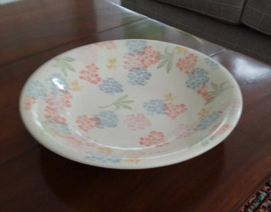 Vintage BHS EMILY CERAMIC Fruit Salad Serving Bowl 13" Wide Sponge Ware - Helsby Vintage