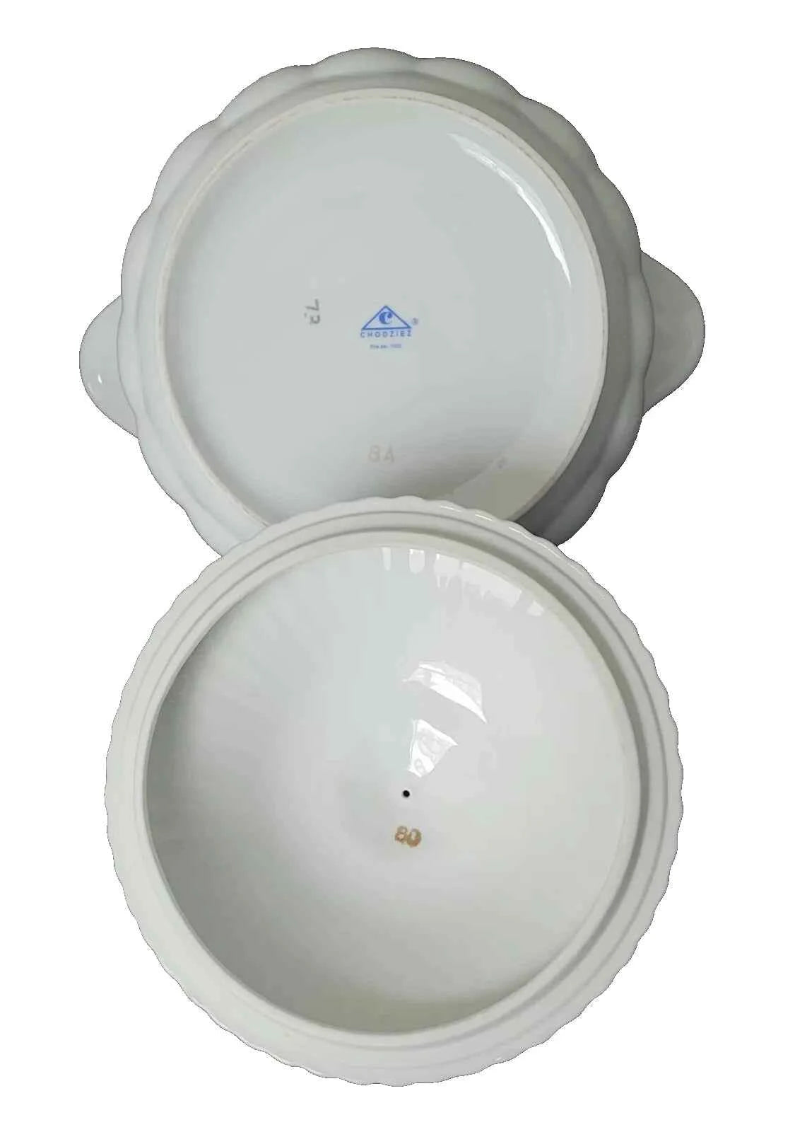 Chodziez Country Roses Lidded Tureen Serving Dish Vintage - Helsby Vintage