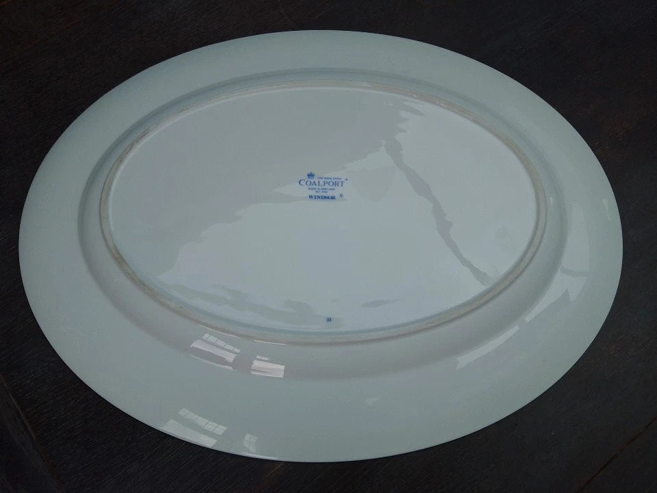 Coalport Windsor Replacement 15.5" 40cm Serving Platter Vintage 1980s RARE - Helsby Vintage