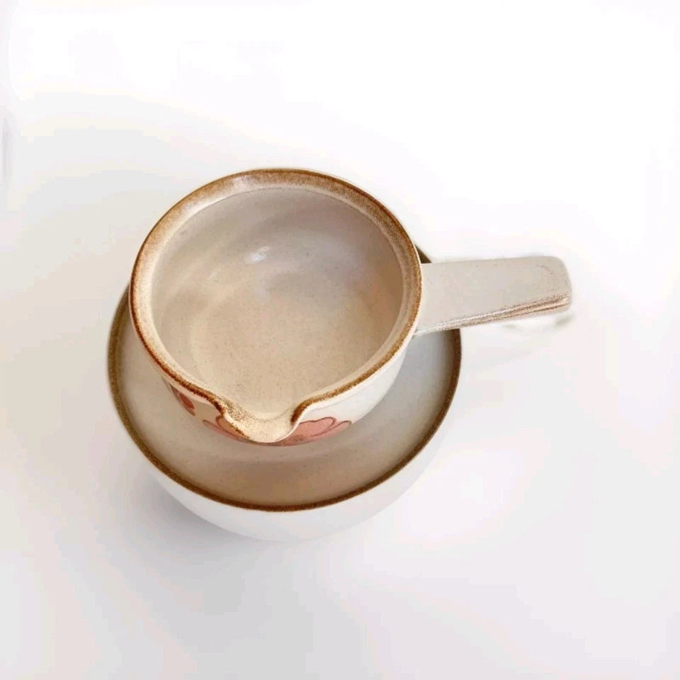 Denby Gypsy Gravy Sauce Boat With Saucer Stoneware - Helsby Vintage