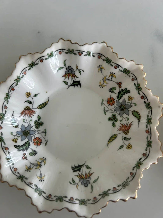 Set Of Three Shelley Vintage Trinket Dishes - Helsby Vintage