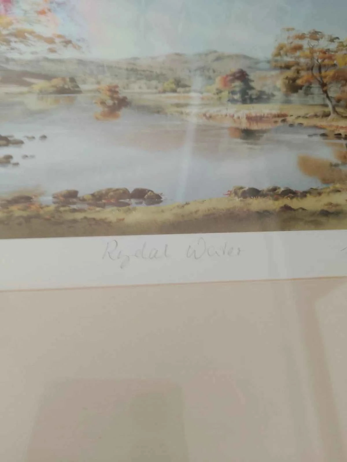 Judy Boyes Pair Signed Prints Rydal Water And Tarn Hows Lake District - Helsby Vintage
