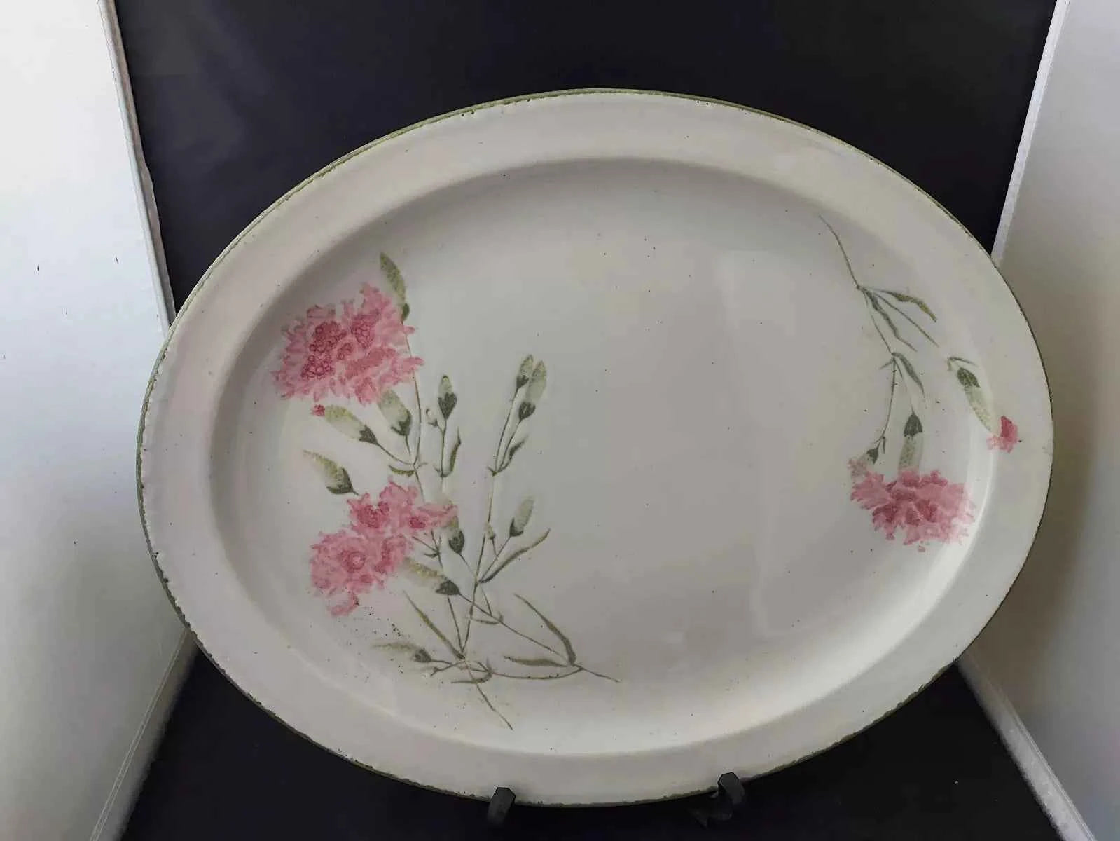 Midwinter Stonehenge Invitation Carnation 13 1/2" Platter Rare - Helsby Vintage